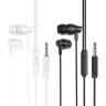 Наушники внутриканальные Borofone BM61 с микрофоном черный (1/30/420)