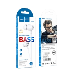 Наушники внутриканальные Hoco M88 с микрофоном белый (1/31/310)