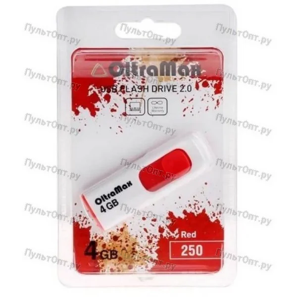 USB 4GB OltraMax 250 красный