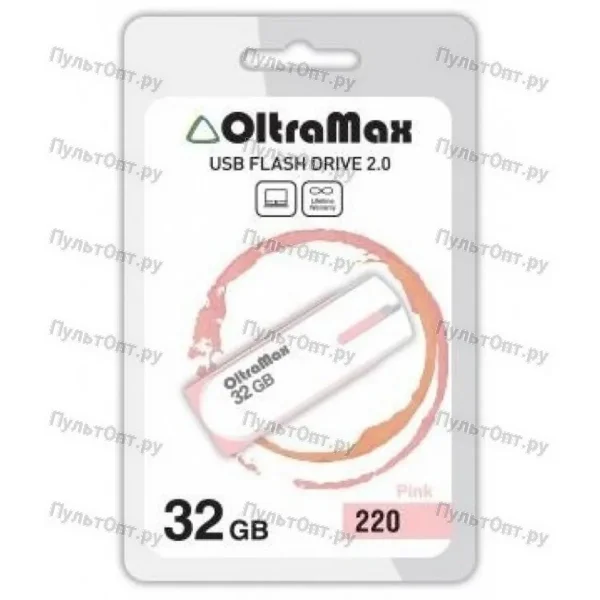USB 32GB OltraMax 220 розовый
