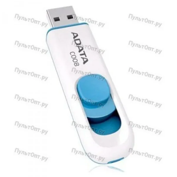 USB 8GB A-Data C008 белый/синий