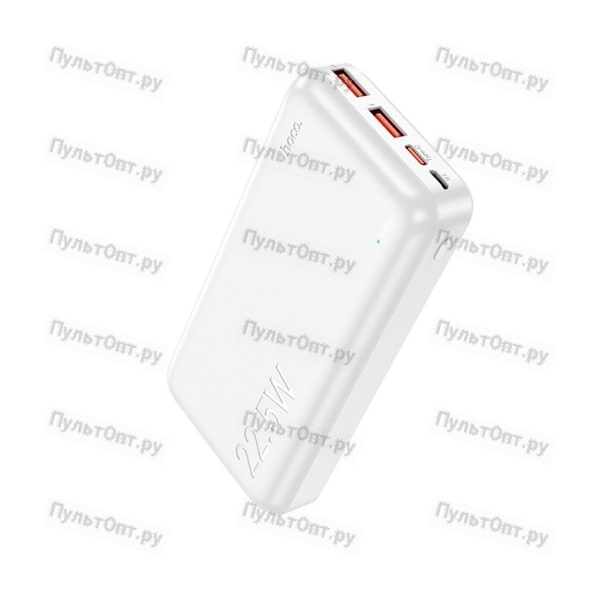 Аккумулятор внешний Hoco J101A, Astute, 20000mAh, QC3.0, PD3.0, цвет: белый (1/42)