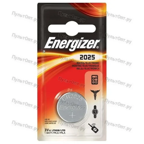 Эл. пит. CR2025 BL1 Energizer (10)