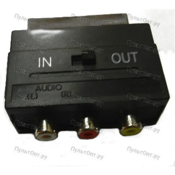 Переходник SCART - 3 RCA (вход-выход) (10)
