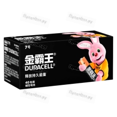 Батарейка Duracell Basic LR03 AAA BOX40 Alkaline 1.5V CN (Китай) (40/720)
