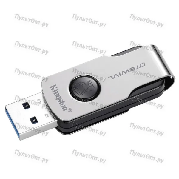 USB 3.0 32GB Kingston DataTravele Swivl металл