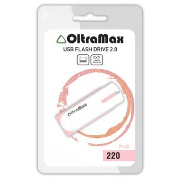 USB 64GB OltraMax 220 розовый