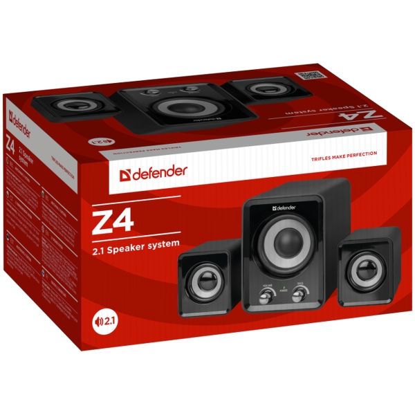 Колонки 2.1 Defender Z4 11W USB+Jack 3.5мм черный