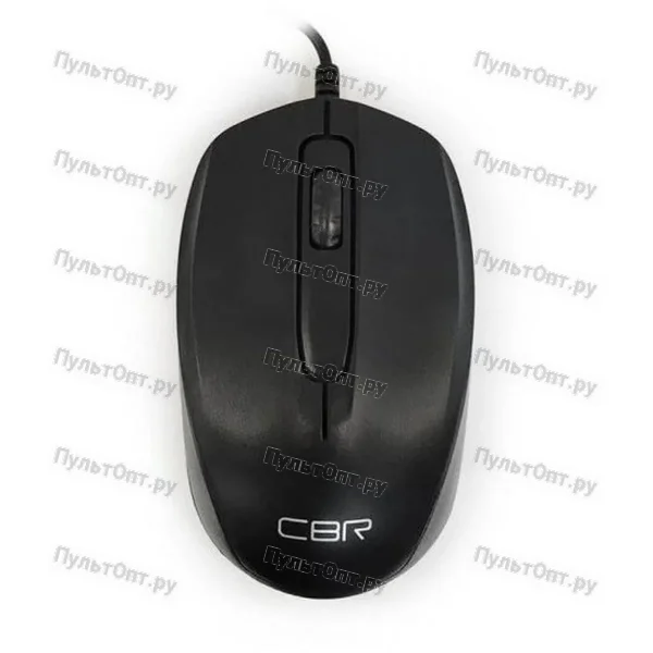 Мышь CBR CM-117, черная, USB