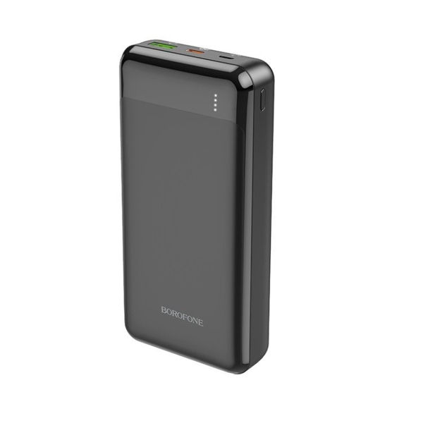 Аккумулятор внешний Borofone BJ19A, 20000mAh, пластик, QC3.0, 1 USB выход, микро USB, PD20W, индикат