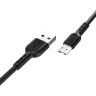Кабель USB - micro USB Hoco X33 4A Surge flash (черный)