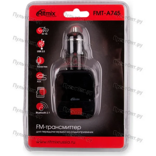 Модулятор FM Ritmix FMT-A745, Bluetooth