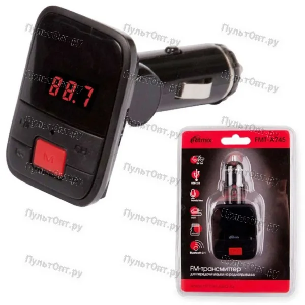 Модулятор FM Ritmix FMT-A745, Bluetooth