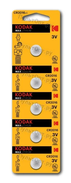 Эл. пит. CR2016 BL5 Kodak (60)