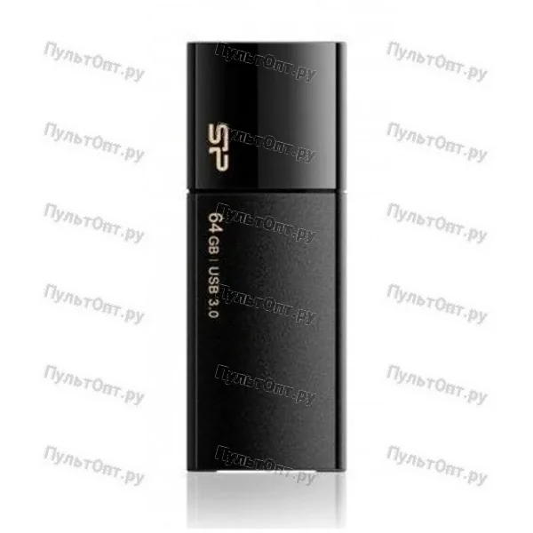 USB 3.0 64GB Silicon Power Blaze B05 чёрный