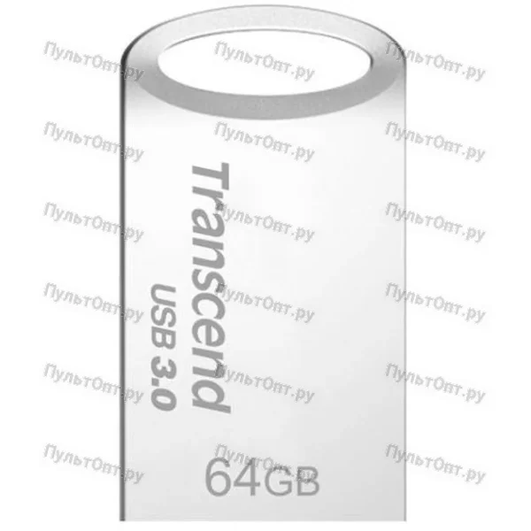 USB 3.0 64GB Transcend JetFlash 710 серебро металл