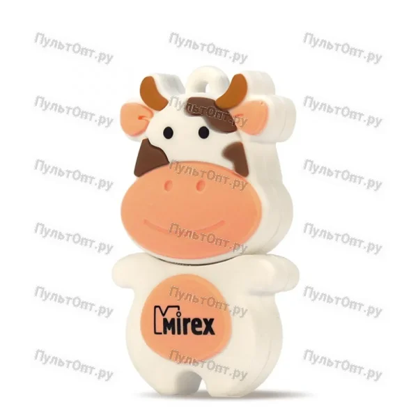 USB 16GB Mirex Корова (ecopack) белый