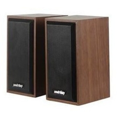 Колонки SmartBuy 2.0 ONE, коричневый, дерево, 6 Вт, питание от USB