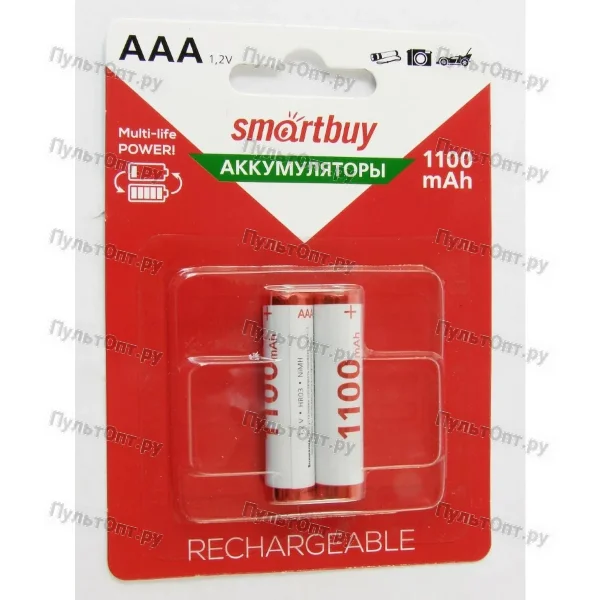 Аккумулятор AAA NiMh BL2 Smartbuy 1100 mAh (24)