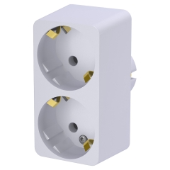 Разветвитель Фотон АМ 16-2Е 2 розетки 16A С/З белый (1/20/120)