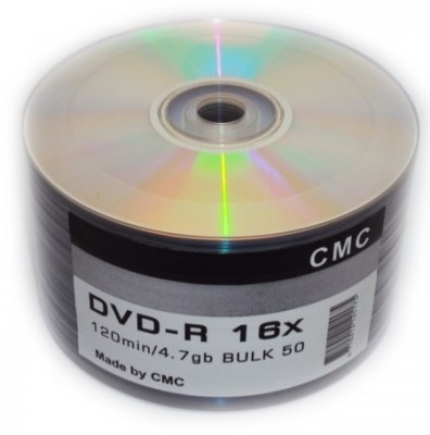 Диск DVD-R 4,7 GB 16x blank Bulk 50 No Print (50/600)