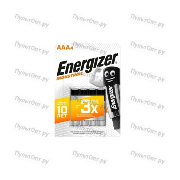 Эл. пит. Energizer LR03 INDUSTRIAL (4 бл) (4/48)