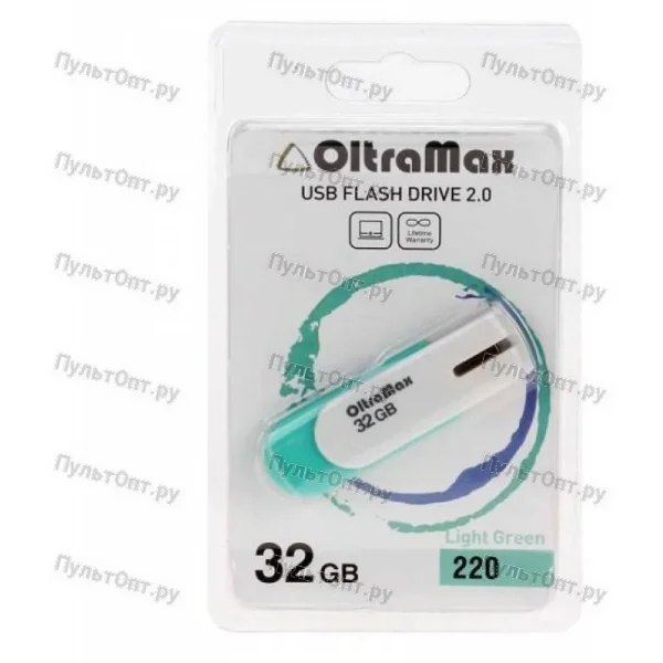 USB 32GB OltraMax 220 светло зелёный