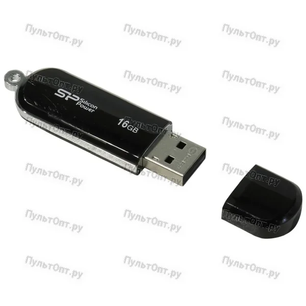 USB 16GB Silicon Power LuxMini 322 чёрный
