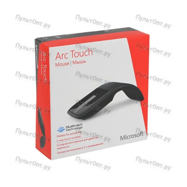 Мышь Microsoft ARC Touch черный оптическая (1000dpi) беспроводная USB (3but) (RVF-00056)
