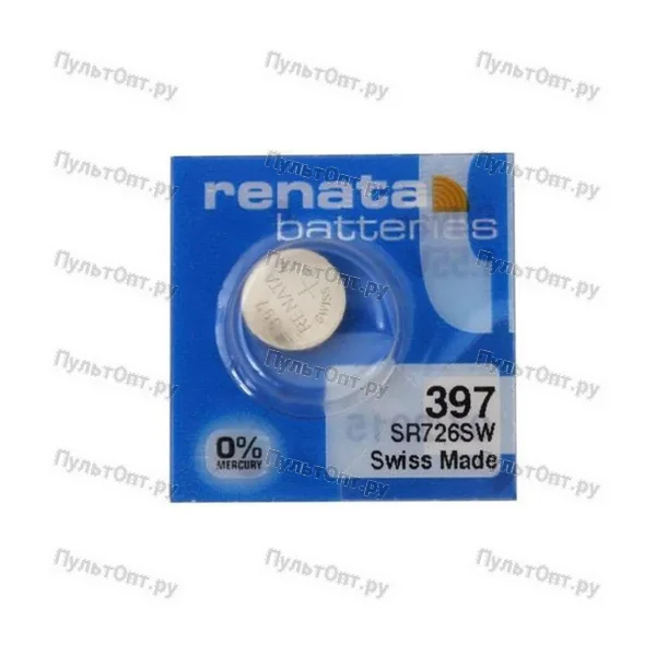 Эл. пит. 397 (SR726SW, SB-AL) Renata (1)
