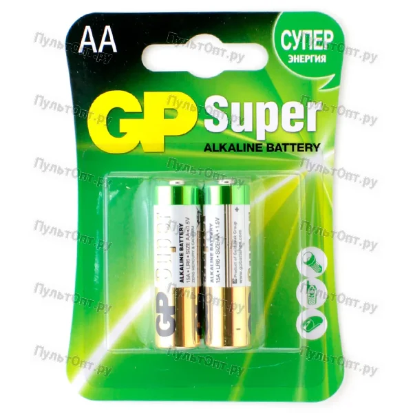 Эл. пит. AA alkaline BL02 GP Super (20)