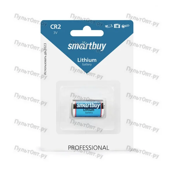 Эл. пит. CR2 lithium BL1 Smartbuy 3V (12/144)