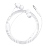 Гарнитура Hoco M60 Perfect sound universal earphones with mic (белый)