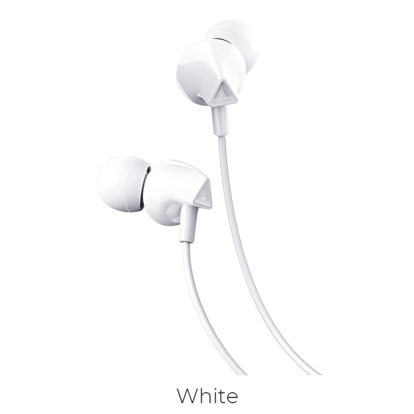 Гарнитура Hoco M60 Perfect sound universal earphones with mic (белый)