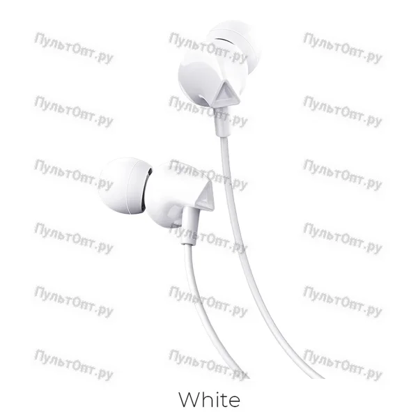 Гарнитура Hoco M60 Perfect sound universal earphones with mic (белый)
