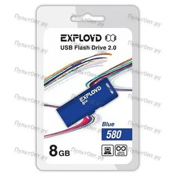 USB 8GB Exployd 580 синий