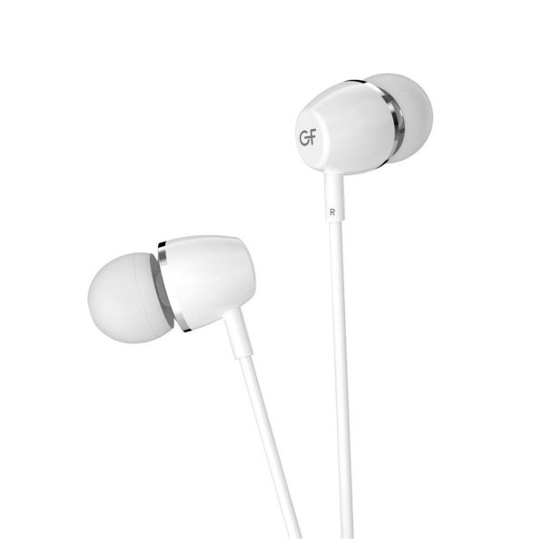 Наушники внутриканальные GFPower M12 с микр. белый