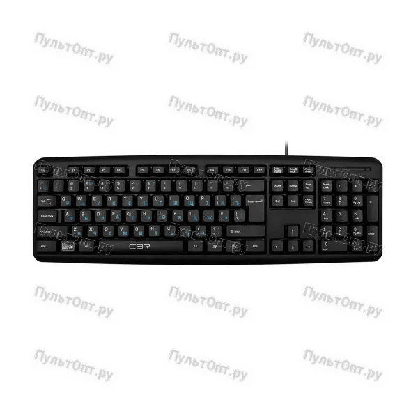 Клавиатура CBR KB 109, USB, чернвя