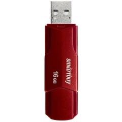 Флеш-накопитель Smartbuy Clue 16GB USB2.0 пластик бургунди