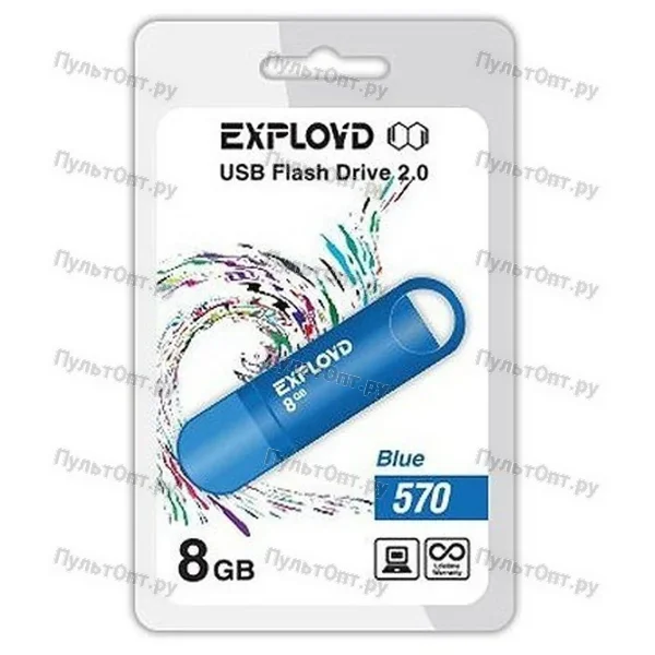 USB 8GB Exployd 570 синий