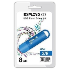 USB 8GB Exployd 570 синий