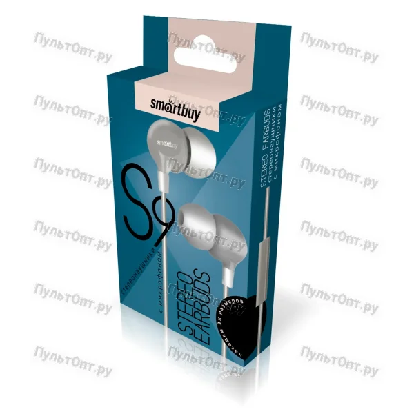Гарнитура SmartBuy S9, серая (SBH-650)(1/60)