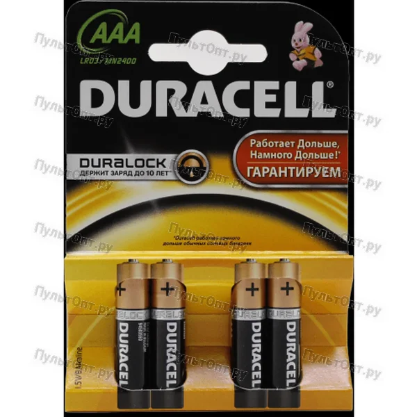 Эл. пит. AAA alkaline BL04 Duracell BASIC NEW (40)