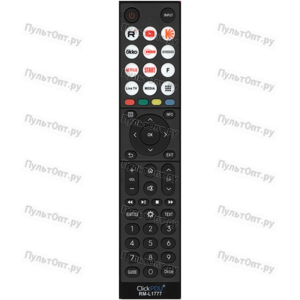 Универсальный пульт ClickPdu для Hisense RM-L1777