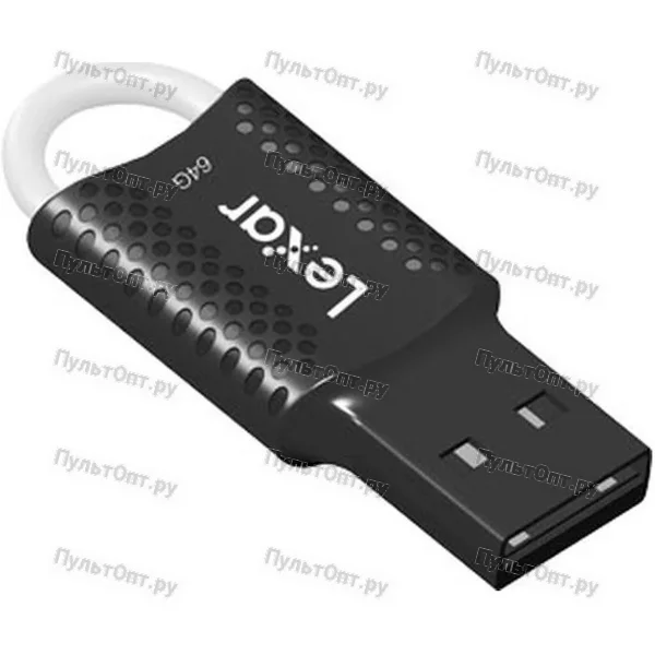 USB 64GB Lexar JumpDrive V40 чёрный/белый