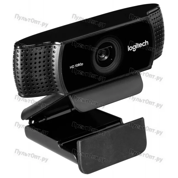 Web-камера Logitech Pro Stream C922 черный USB2.0 с микрофоном