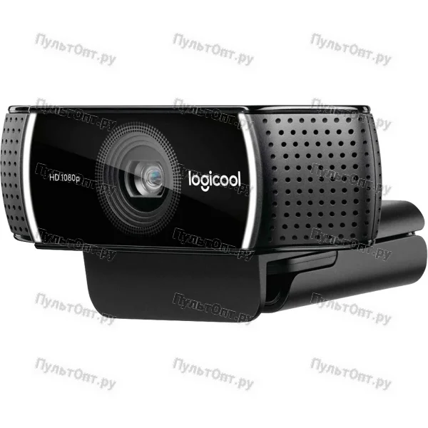 Web-камера Logitech Pro Stream C922 черный USB2.0 с микрофоном