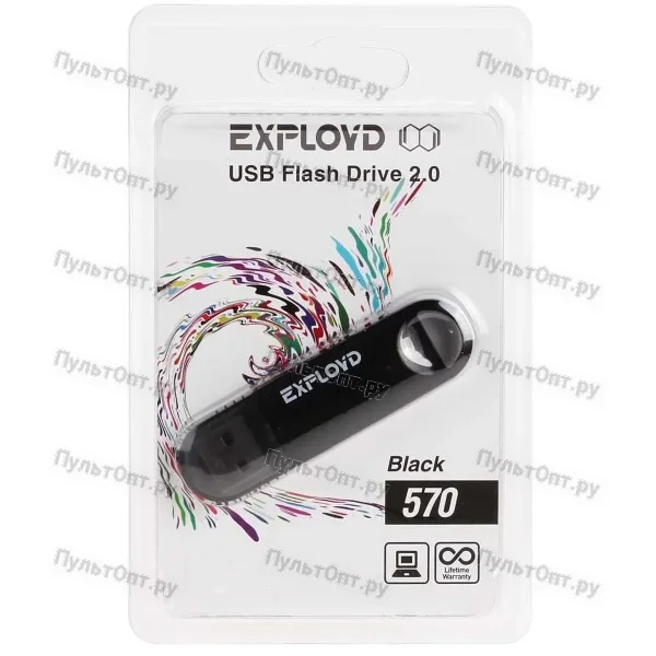 USB 16GB Exployd 570 чёрный