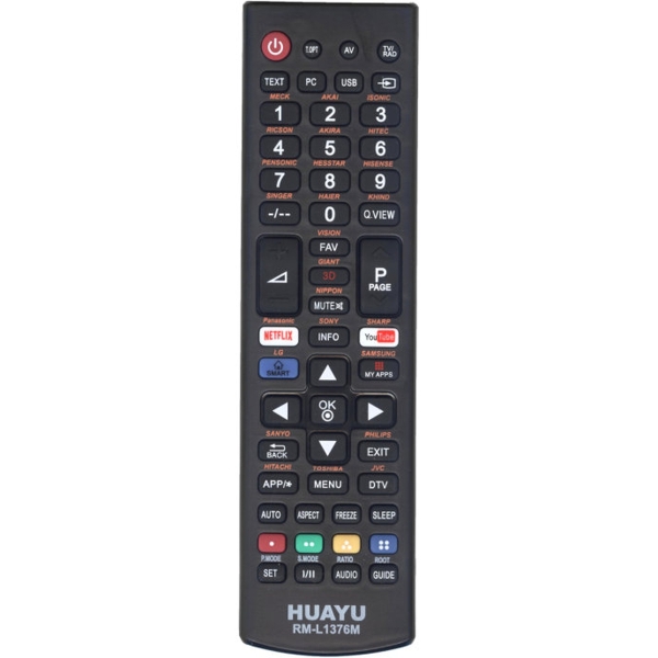 Универсальный пульт Huayu RM-L1376M (для телевизоров)