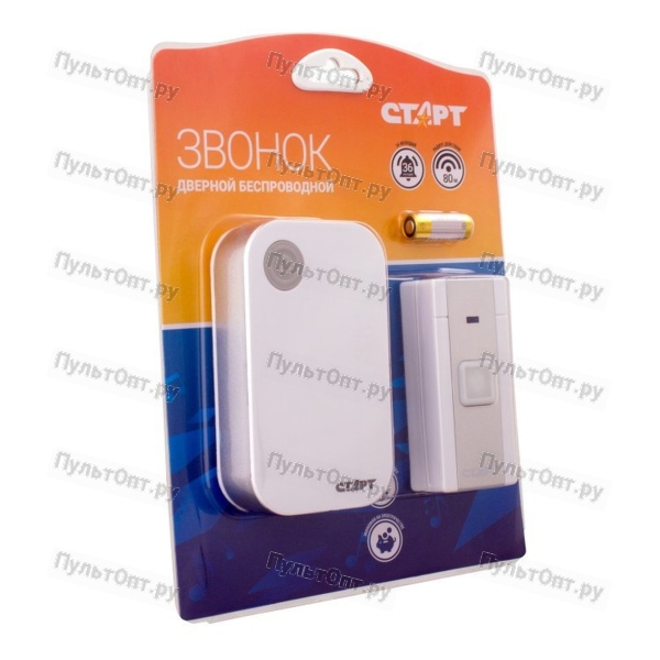 Беспроводной звонок Старт 009 белый (1/30/60)